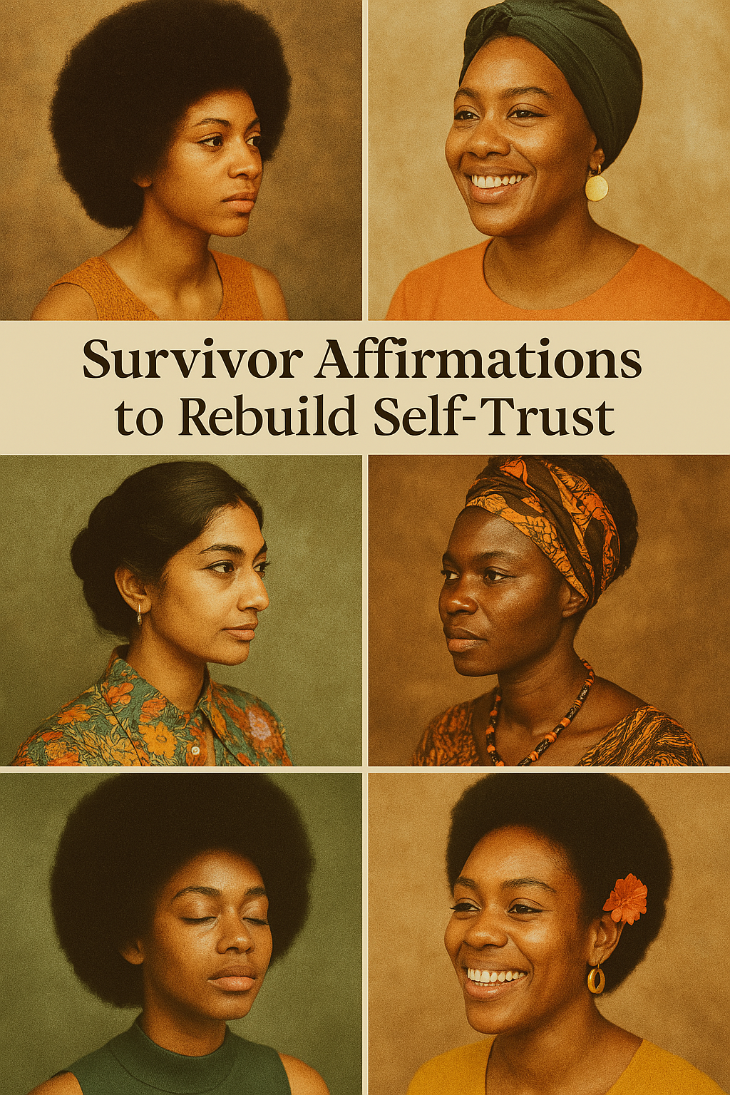 ✊🏾 Affirmations to Rebuild Trust in Yourself After Abuse