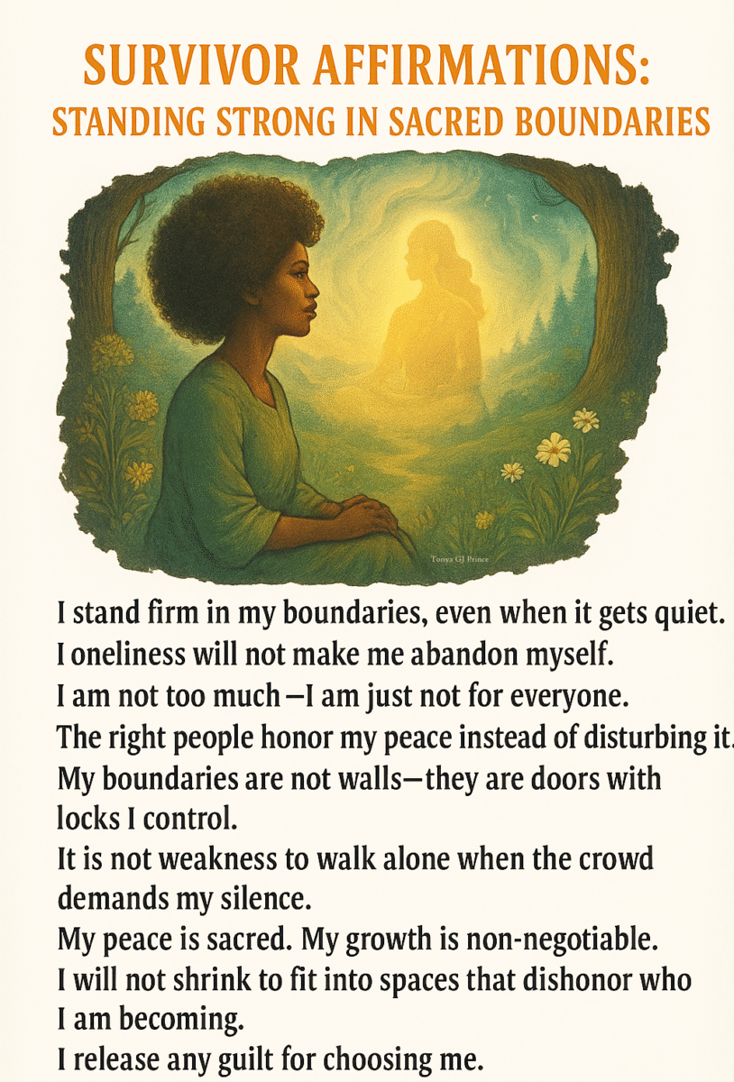 Survivor Affirmations: I Choose To Walk Away from What Tries to Shrink Me