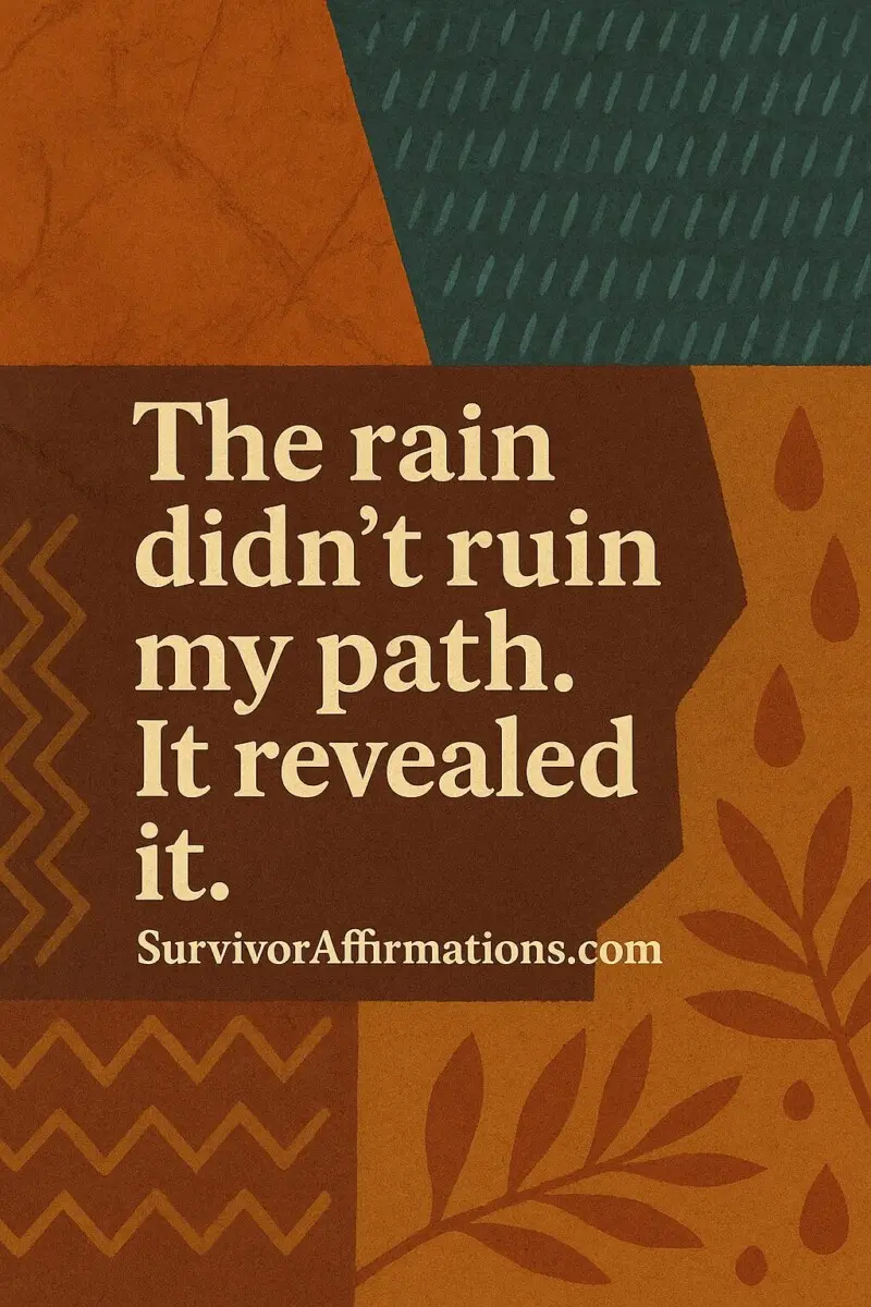 🌧️ Affirmation: The Rain Brings Clarity